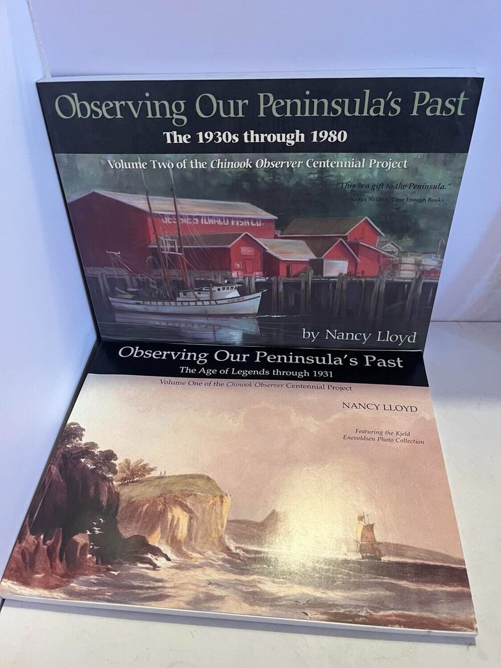 Nancy Lloyd, Observing Our Peninsula's Past Vol 1 & 2 (Washington state), signed